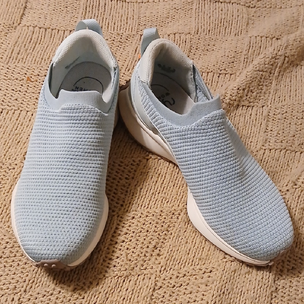 Ryka Light Blue Slip-On Sneakers